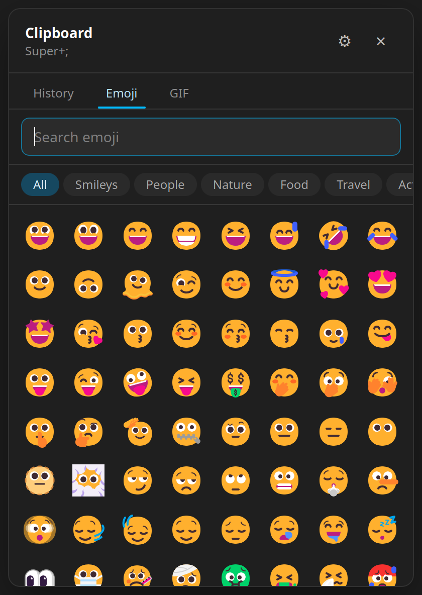 Emoji picker